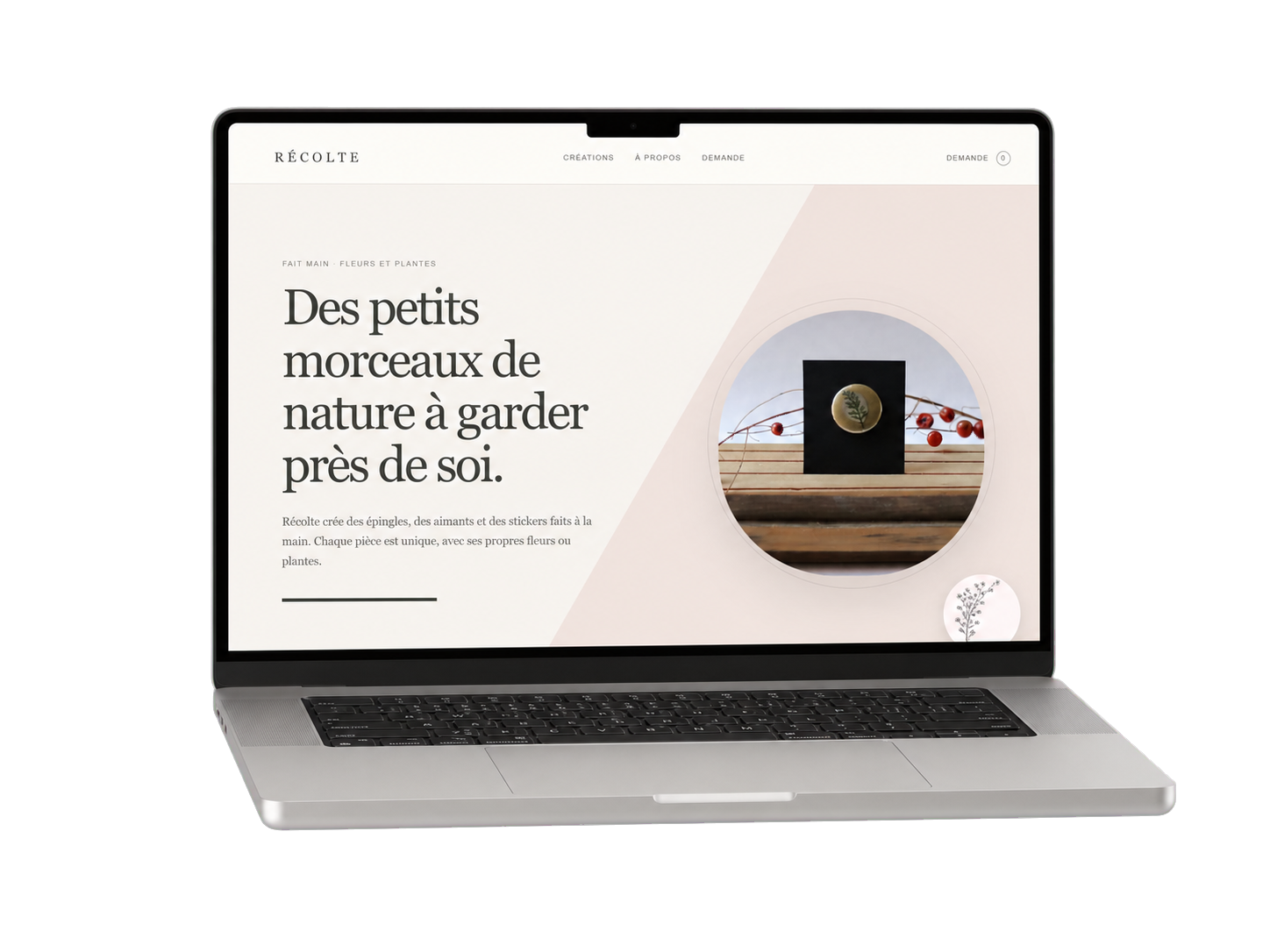 Récolte local business website