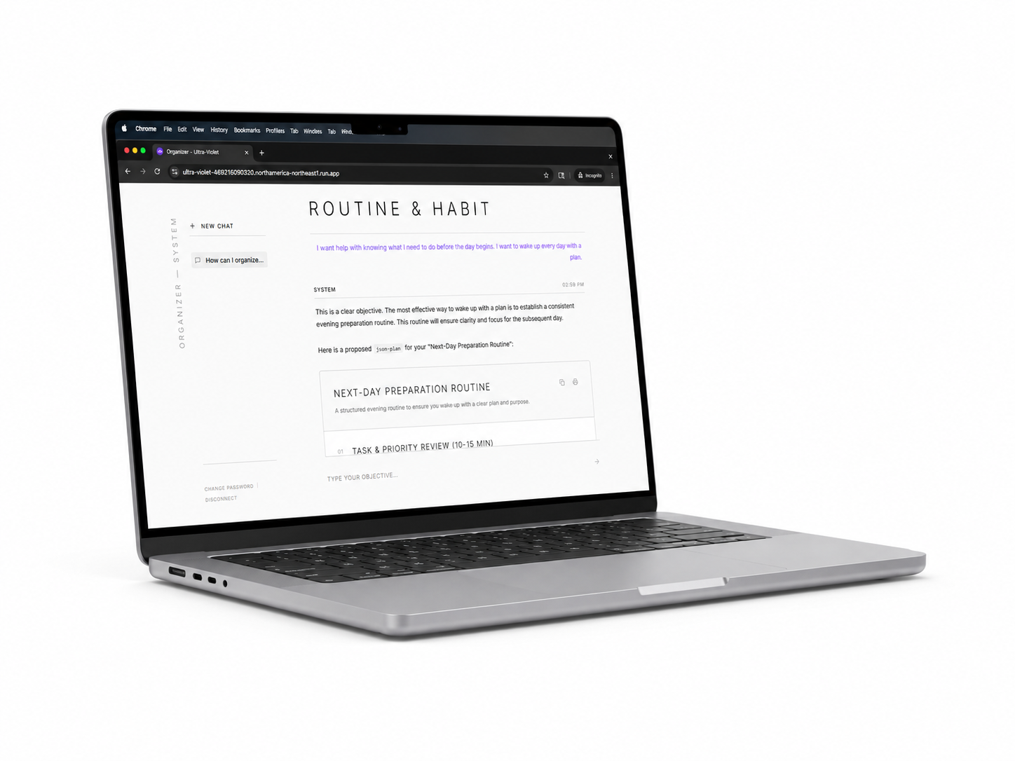 UX/UI Chat Interface